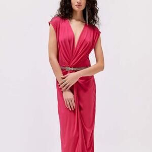 NWT Free People Hot Pink Boho Summer Maxi Dress